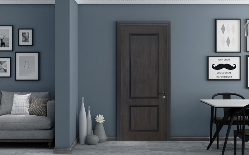 木門制作材料，星空梵高木門