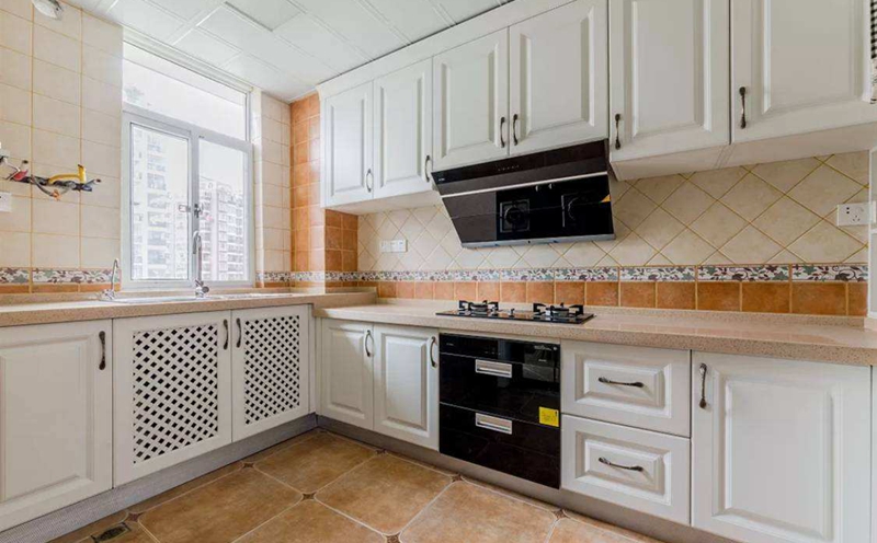 定制櫥柜吸油煙機安裝，星空梵高櫥柜