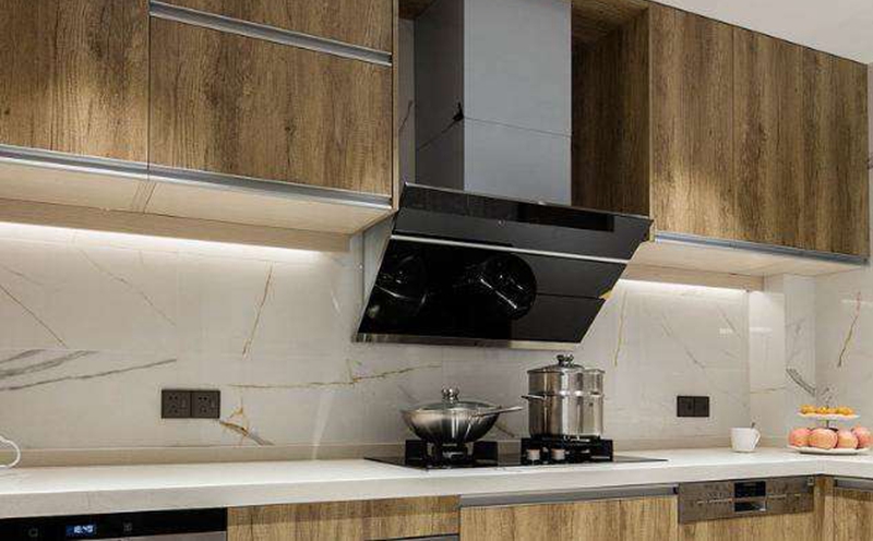 定制櫥柜吸油煙機安裝，星空梵高櫥柜