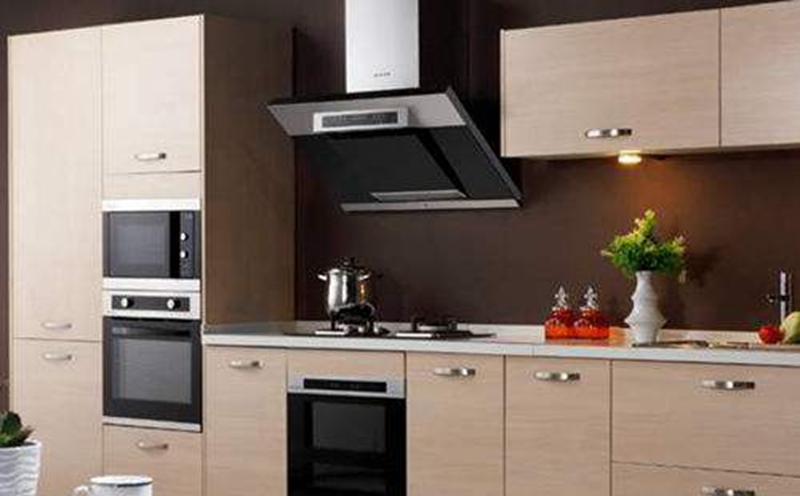 定制櫥柜吸油煙機安裝，星空梵高櫥柜