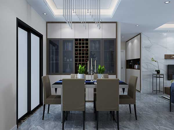 定做酒柜擺放，星空梵高全屋定制