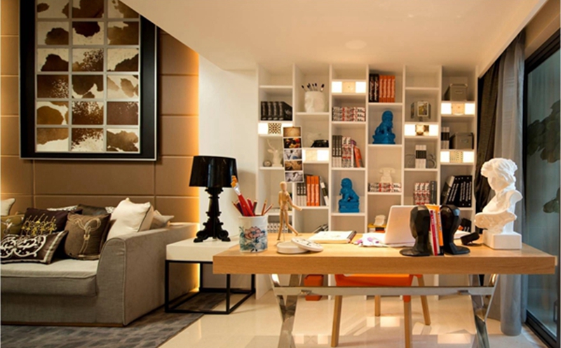 書房燈光布置要點，星空梵高