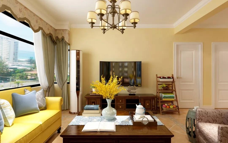 現代美式風格全屋定制，星空梵高全屋定制