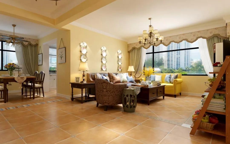 現代美式風格全屋定制，星空梵高全屋定制