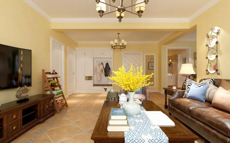 現代美式風格全屋定制，星空梵高全屋定制