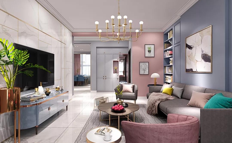 現代風格全屋定制，星空梵高全屋定制