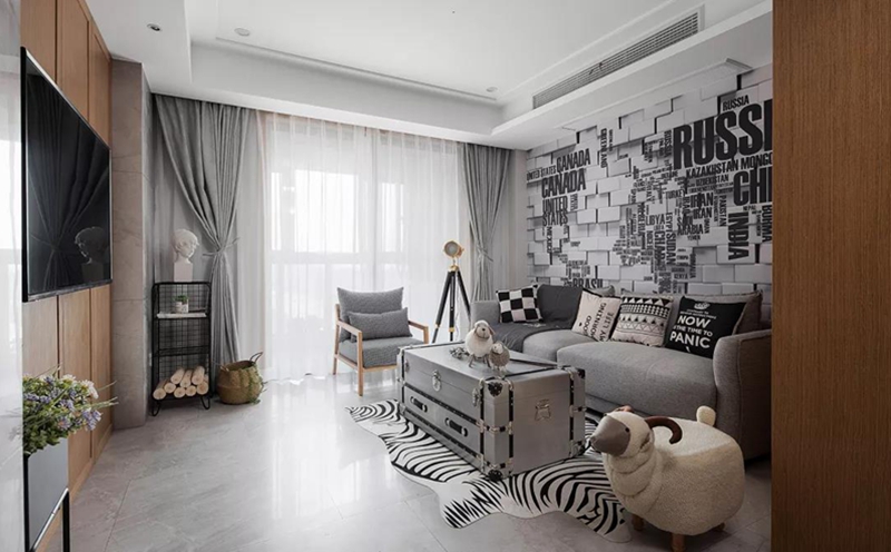 北歐風格全屋定制，星空梵高全屋定制