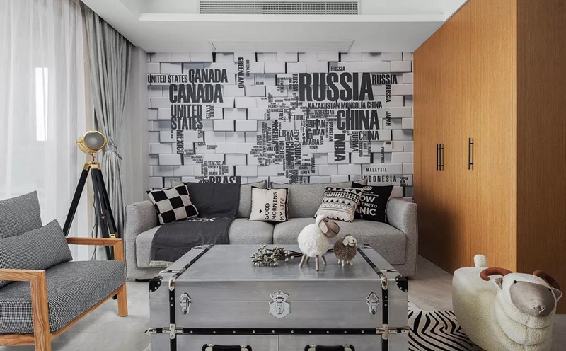 北歐風格全屋定制，星空梵高全屋定制